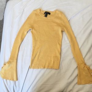 Forever 21 Bell Sleeve Sweater Top